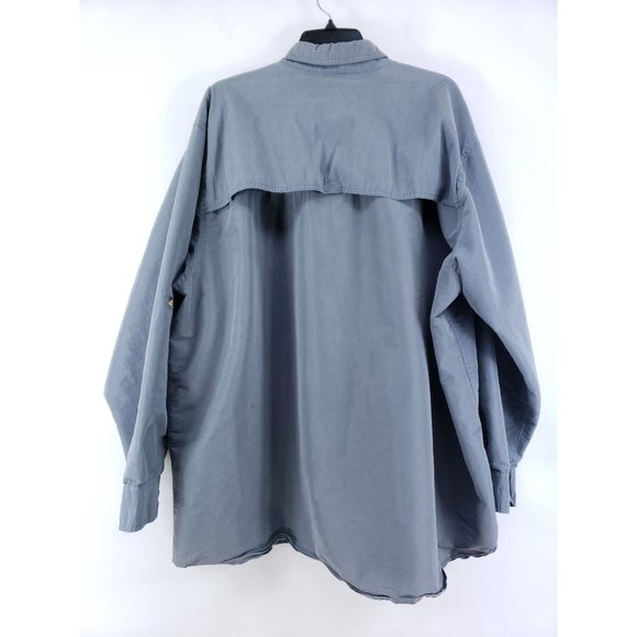 Tallwoods Long Sleeve Vented Shirt Men's Size XXL Gray - Picture 3 of 7